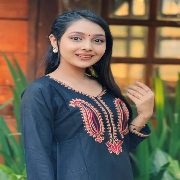 কলকা ডিজাইনের co-ords set কালেকশন, সম্পূর্ণ রেডি করা টু পিস।KA[3]