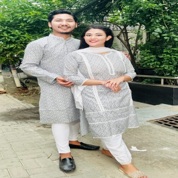ভাইরাল কাপল সেট কালেকশন,, (কামিজ+পেন্ট)+পাঞ্জাবি ..PK[2]