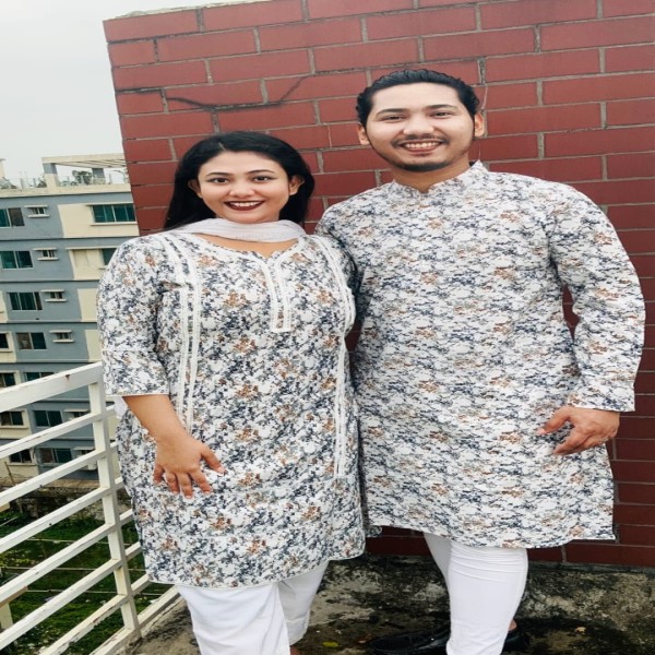 ভাইরাল কাপল সেট কালেকশন,, (কামিজ+পেন্ট)+পাঞ্জাবি ..PK[3]