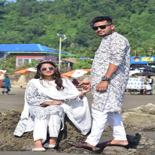 ভাইরাল কাপল সেট কালেকশন,, (কামিজ+পেন্ট)+পাঞ্জাবি ..PK[3]