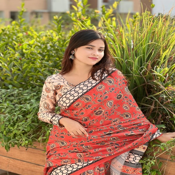 ডিজিটাল প্রিন্টের শাড়ি,,১০০%কালার গ্যারান্টি   ও পন্য চেক করে নেওয়া সুযোগ আছে ।PS101