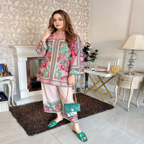লেটেস্ট ডিজাইনের মধ্যে দুবাই সিল্ক কাপড়ের co-ords set কালেকশন। RAN1