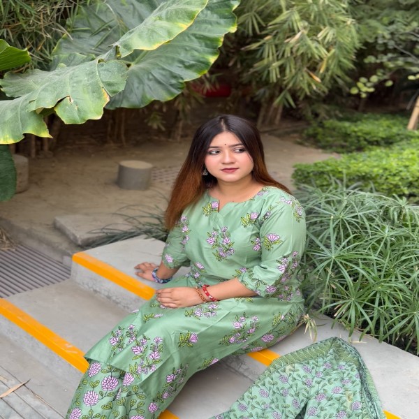 আধুনিক এবং  রুচিশীল কটন  থ্রি-পিস কালেকশন।।AC80