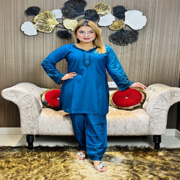 পাকিস্তানি ইন্সপায়ার্ড co-ords সেট কালেকশন।PE BLUE