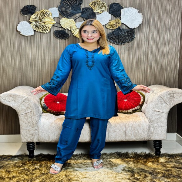 পাকিস্তানি ইন্সপায়ার্ড co-ords সেট কালেকশন।PE BLUE