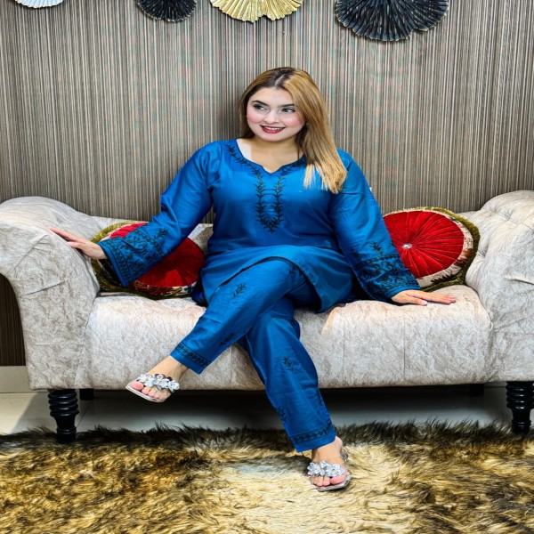 পাকিস্তানি ইন্সপায়ার্ড co-ords সেট কালেকশন।PE BLUE