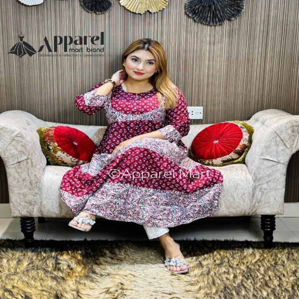 আনারকলি গ্রাউন কালেকশন  anerkoli maroon 2