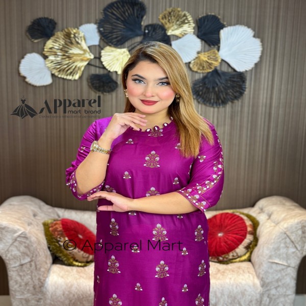 নিউ স্টাইলের প্রিন্টের টু-পিস কালেকশন kameez 2pcs perpel