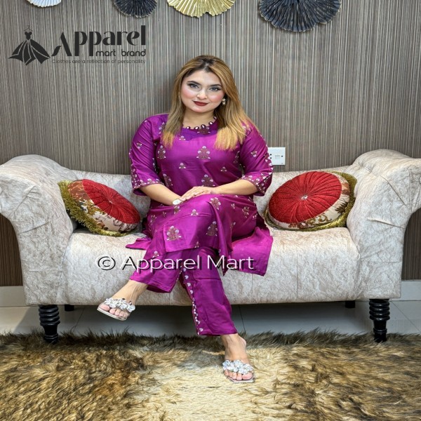 নিউ স্টাইলের প্রিন্টের টু-পিস কালেকশন kameez 2pcs perpel