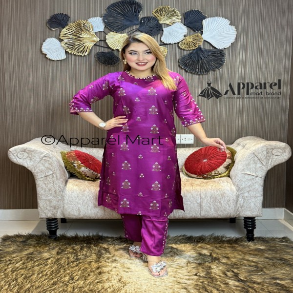 নিউ স্টাইলের প্রিন্টের টু-পিস কালেকশন kameez 2pcs perpel