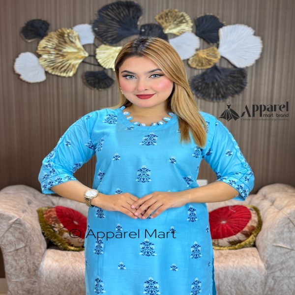 নিউ স্টাইলের প্রিন্টের টু-পিস কালেকশন kameez 2pcs  feroza