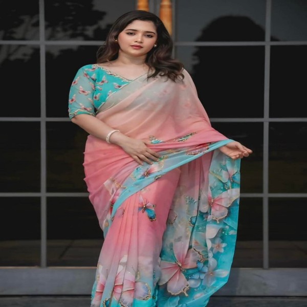 ডিজিটাল প্রিন্টের শাড়ি,,১০০%কালার গ্যারান্টি ও পন্য চেক করে নেওয়া সুযোগ আছে  PS102