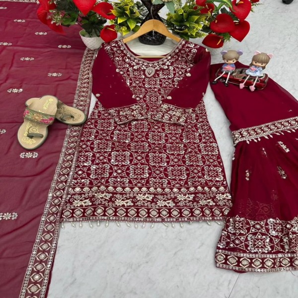 পাকিস্তানি ইন্সপায়ার গারারা পার্টি কালেকশন। G1