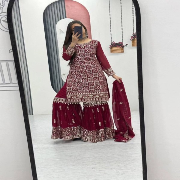 পাকিস্তানি ইন্সপায়ার গারারা পার্টি কালেকশন। G1
