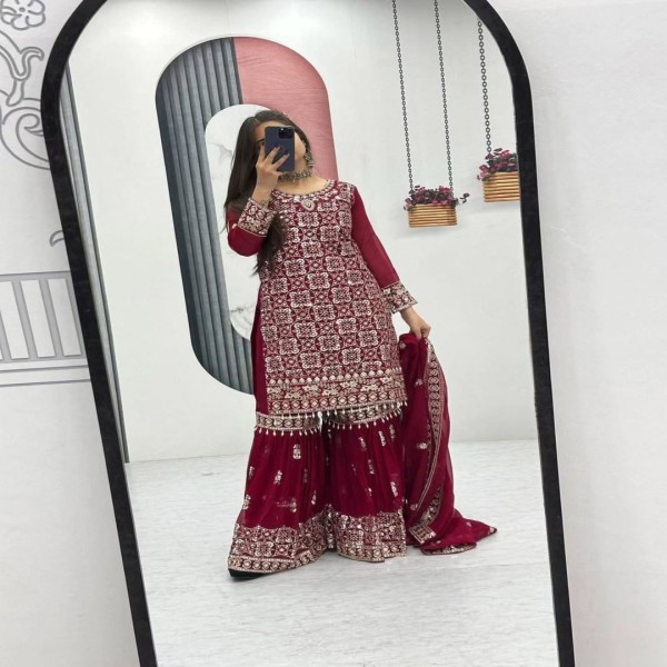 পাকিস্তানি ইন্সপায়ার গারারা পার্টি কালেকশন। G1